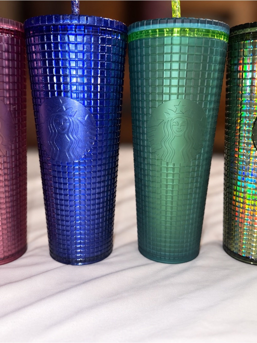 Starbucks teal green travel cup